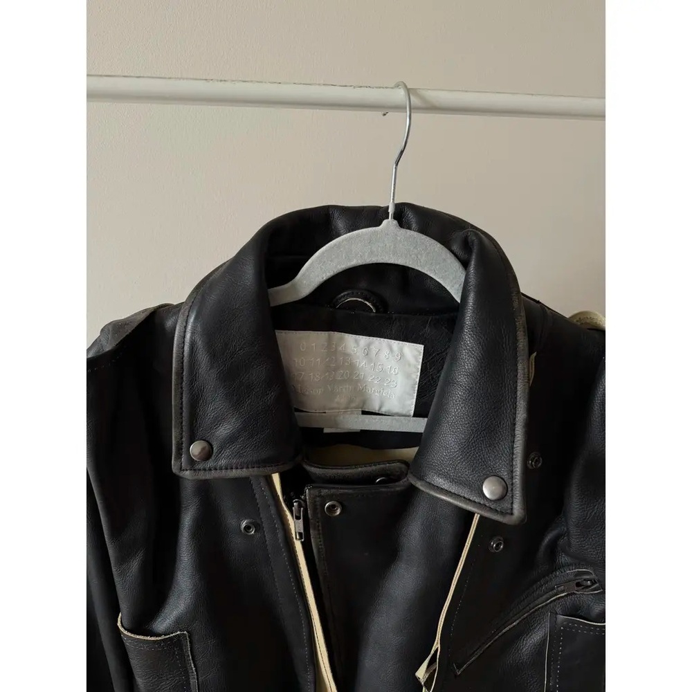 Maison Martin Margiela Black Leather Jacket - Picture 7 of 10